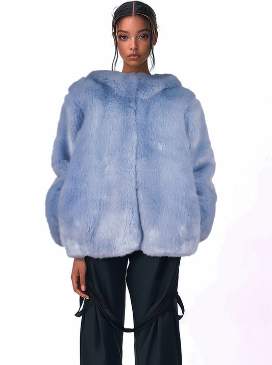 OVERSIZED FUR COAT - Borrow