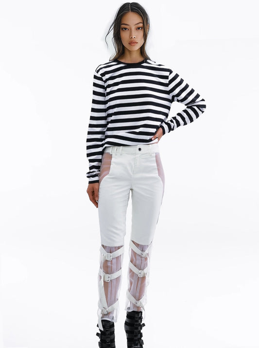 COMBO LEG STRAP PANT - Borrow