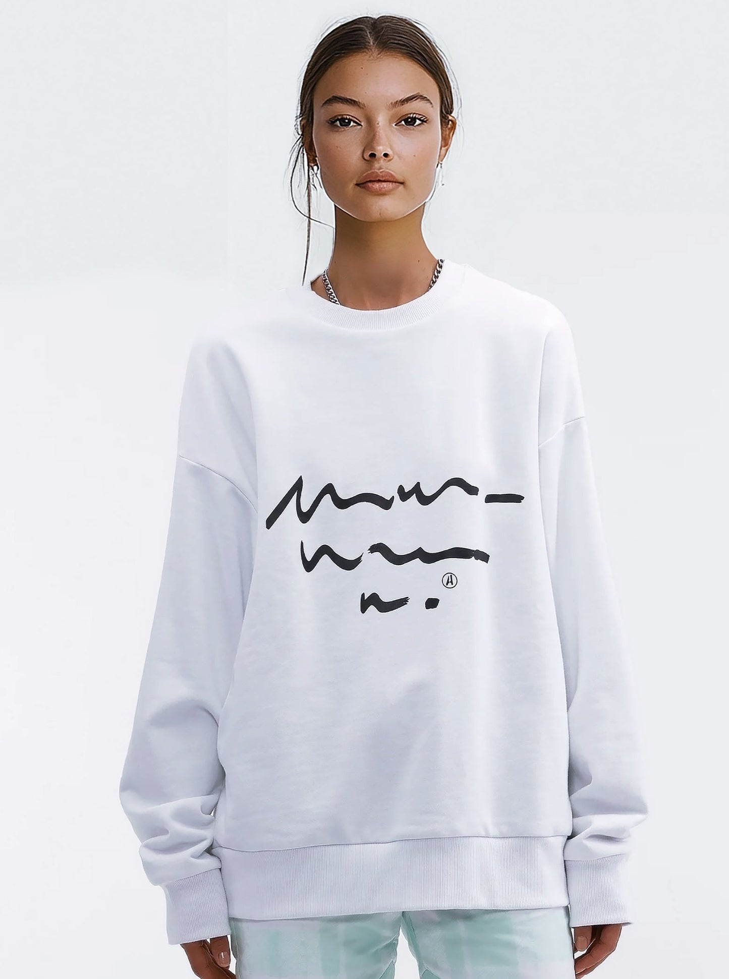 UNISEX SCRIPTED SWEATSHIRT - Borrow